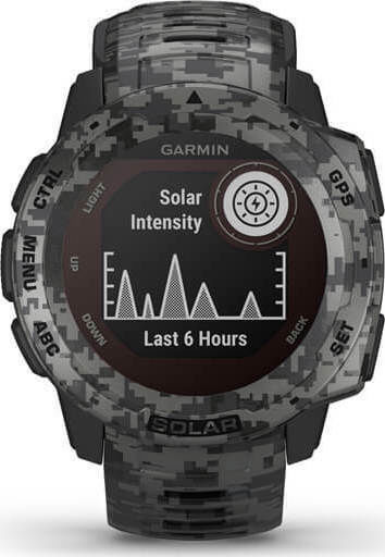 Garmin Instinct Solar 45mm Waterproof Smartwatch with Heart Rate Monitor (Graphite Camo) view 2