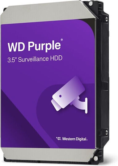 Western Digital Purple 2TB HDD Hard Drive 3.5" SATA III 5400rpm with 64MB Cache for Desktop WD23PURZ vue 4