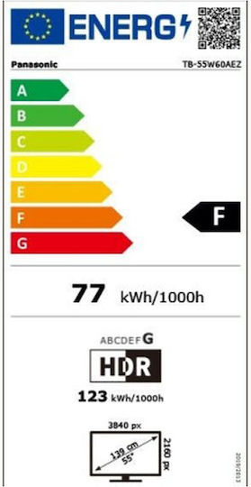 Panasonic Smart Television 55" 4K UHD LED TB-55W60AEZ HDR (2024) view 2