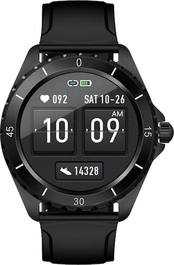 DAS.4 SG40 Smartwatch with Heart Rate Monitor (Black) view 3