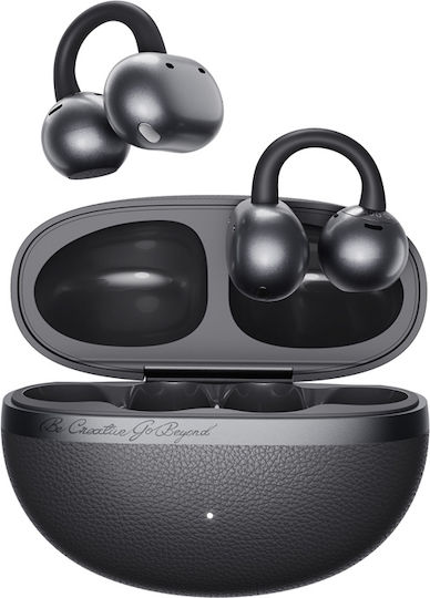QCY Crossky C50 Open Ear Bluetooth Handsfree Earphones with Sweat Resistance and Charging Case Gray view 1