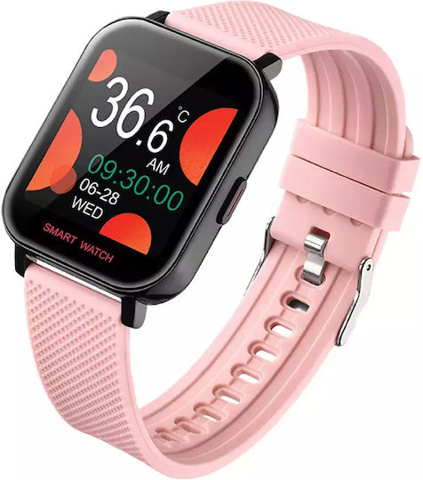DAS.4 SL40 Smartwatch with Heart Rate Monitor (Pink) view 2