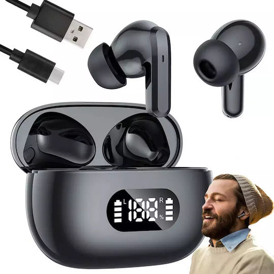 F05 In-ear Bluetooth Handsfree Earphones with Charging Case Black view 1