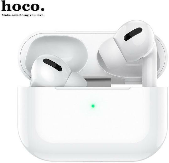Hoco EW04 Plus In-ear Bluetooth Handsfree Earphones with Charging Case White view 7