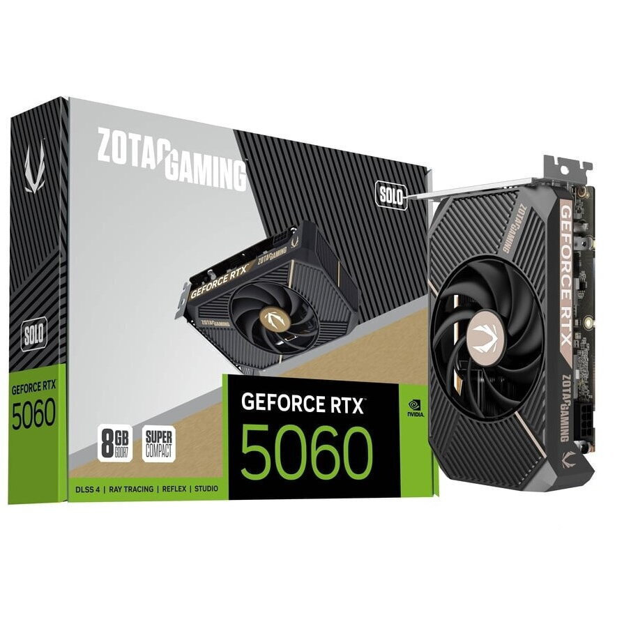 Zotac GeForce RTX 5060 8GB GDDR7 Solo Graphics Card ZT-B50600G-10L