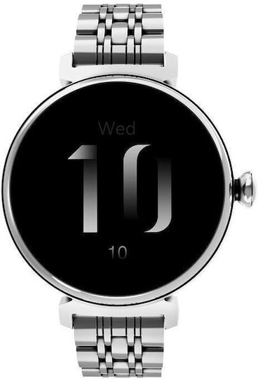 HiFuture Aura Smartwatch with Heart Rate Monitor (Silver) view 3