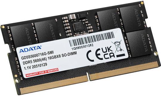Adata DDR5 Memory Module 1x32GB for Laptop GD5S5600732G-SMI view 2