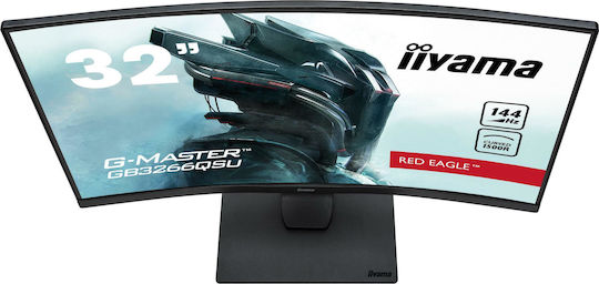 Iiyama G-Master GB3266QSU-B1 VA HDR Curved Gaming Monitor 31.5" QHD 2560x1440 144Hz view 4