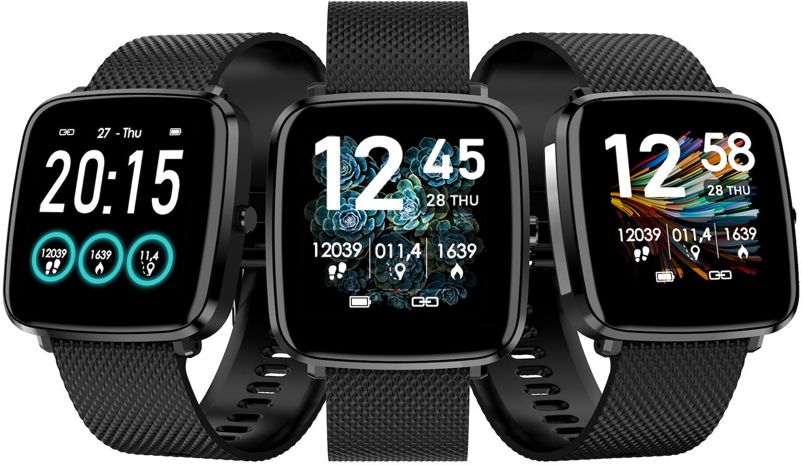 Bemi Odi ECG Smartwatch with SIM and Heart Rate Monitor Black view 5
