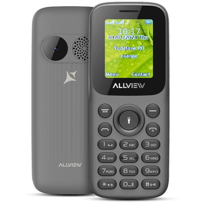 Allview L803 Dual SIM Mobile Phone with Buttons Gray
