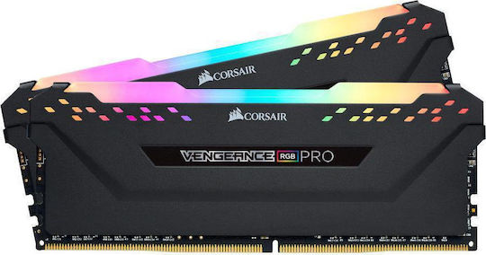 Corsair Vengeance RGB Pro DDR4 32GB RAM with 2x16GB Modules and Speed 2666 for Desktop CMW32GX4M2A2666C16 view 2