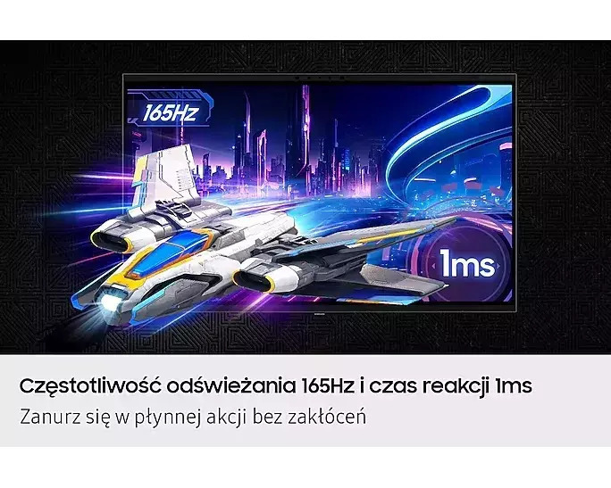 Samsung Odyssey 3D G90XF IPS HDR Gaming Monitor 27" 4K 3840x2160 165Hz with Response Time 1ms GTG view 4