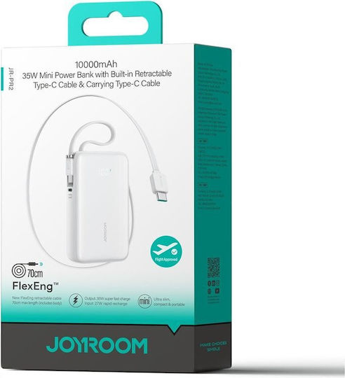 Joyroom Power Bank 10000mAh 35W with USB-C Port White view 2