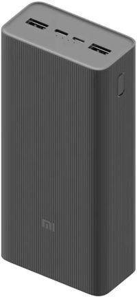 Xiaomi Power Bank 30000mAh 18W with 2 USB-A Ports and USB-C Port Black