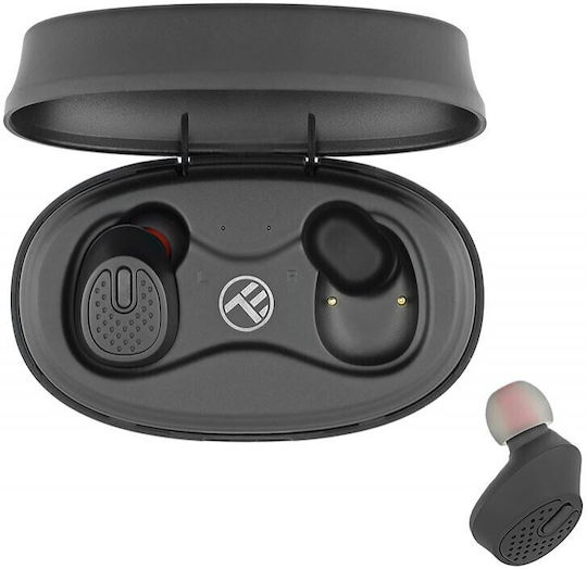 Tellur Mood In-ear Bluetooth Handsfree Earphones with Charging Case Black view 3