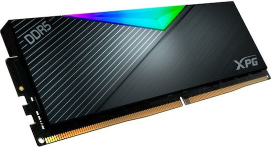 Adata XPG Lancer RGB DDR5 Memory Module with Speed 6400 for Desktop AX5U6400C3216G-CLARBK view 2