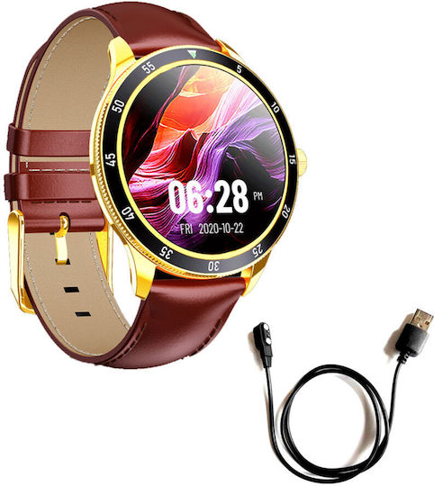 Manta SWT06BP Smartwatch with Heart Rate Monitor (Brown) view 4