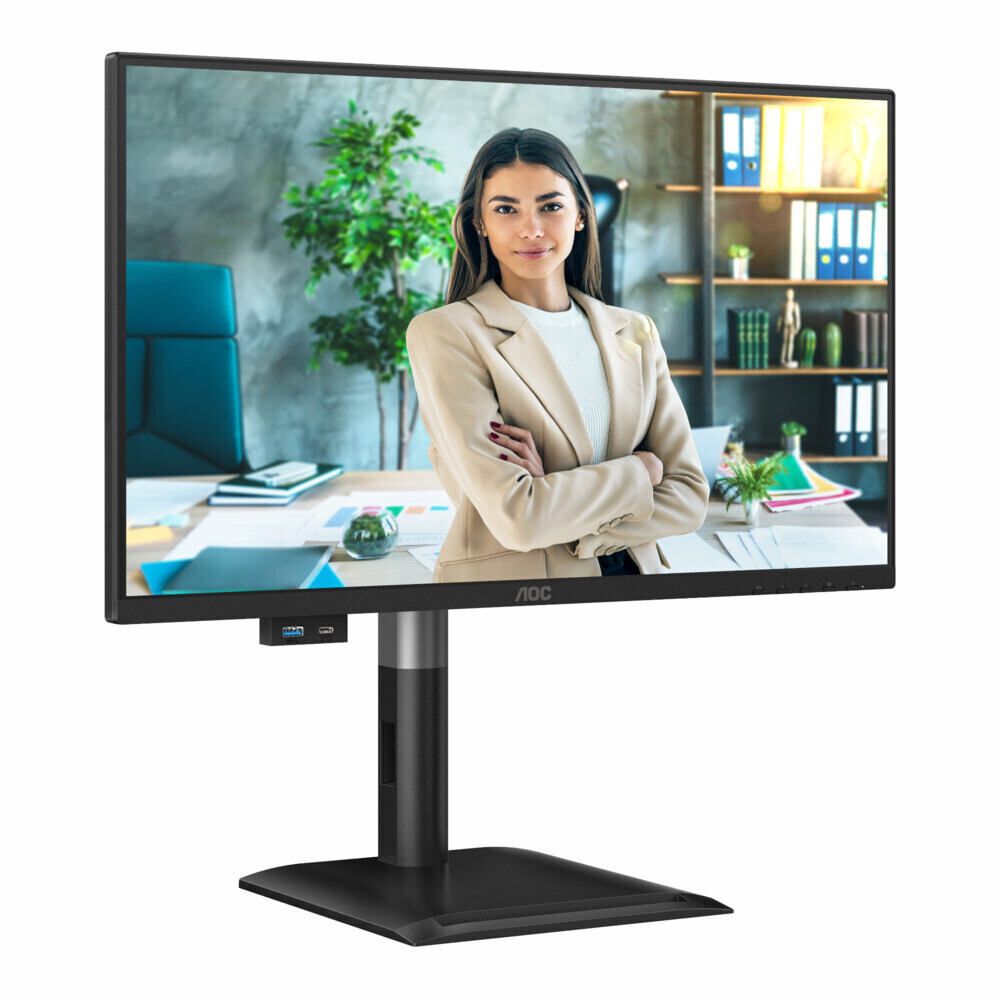 AOC 24P4U IPS HDR Monitor 23.8" FHD 1920x1080 with Response Time 4ms GTG view 8