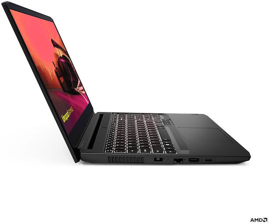Lenovo IdeaPad Gaming 3 15ACH6 15.6" IPS FHD (Ryzen 5-5500H/8GB/512GB SSD/GeForce RTX 2050/No OS) Shadow Black (US Keyboard) view 6