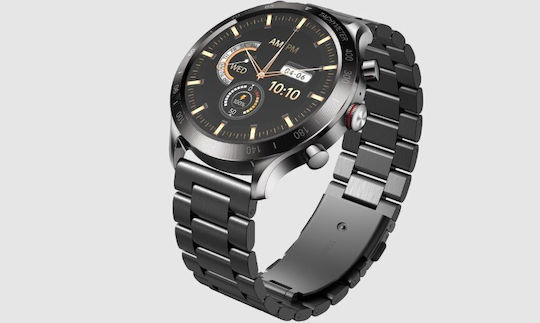 Riversong Motive 9 Max Stainless Steel Smartwatch with Heart Rate Monitor (Gray) view 7