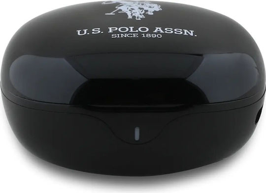 U.S. Polo Assn. Logo In-ear Bluetooth Handsfree Earphones with Charging Case Black vista 3