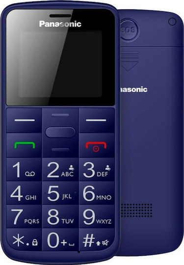 Panasonic KX-TU110 Dual SIM Mobile with Large Buttons Blue view 6