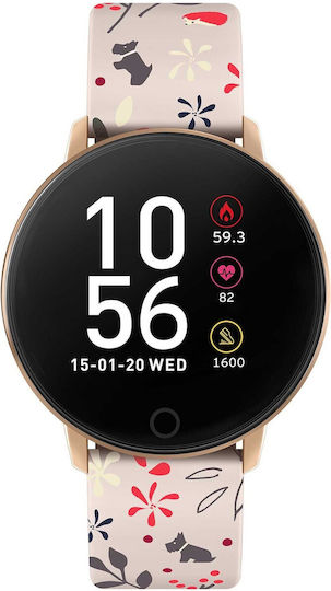 Radley London Smartwatch with Heart Rate Monitor (Pink)