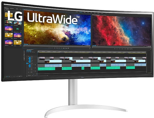 LG 38BQ85C-W Ultrawide IPS HDR Curved Monitor 37.5" QHD 3840x1600 with Response Time 5ms GTG view 3