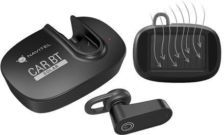 Navitel In-ear Bluetooth Handsfree Earphones Black view 6