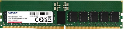 Adata DDR5 with 1x32GB Module and Speed 5600 for Server AD5R560032G20-SHYA