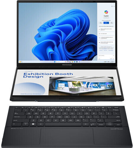 Asus Zenbook Duo UX8406CA 14" OLED Touchscreen 120Hz (Ultra 9-285H/32GB/1TB SSD/W11 Home) (US Keyboard) view 3