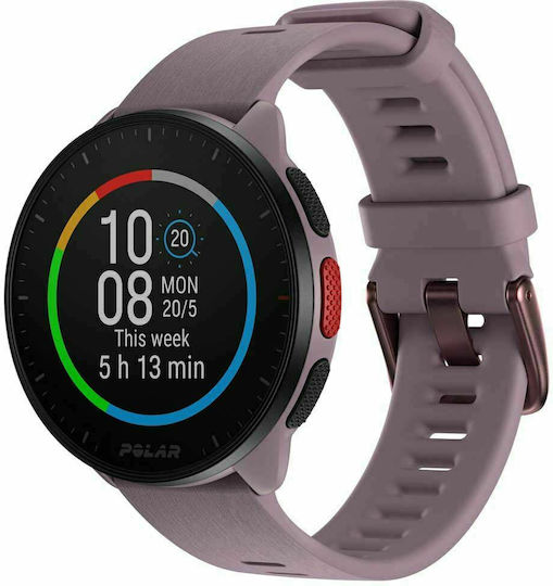 Polar Pacer 45mm Smartwatch with Heart Rate Monitor (Purple Dusk) view 2