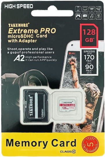 Takemore 128GB Class 10 A2 170MB/s