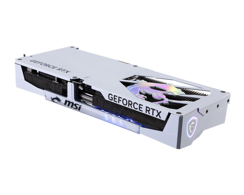 MSI GeForce RTX 5080 16GB GDDR7 Gaming Trio OC White Graphics Card V531-045R Ansicht 3