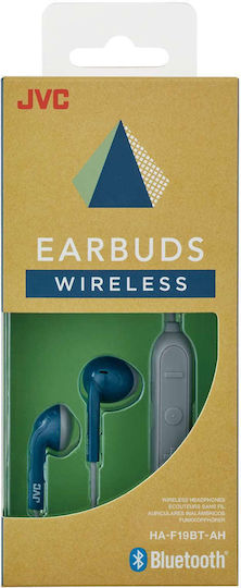JVC HA-F19BT Earbud Bluetooth Handsfree Earphones Blue vista 4