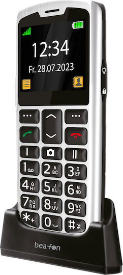 Bea-fon SL260 Dual SIM Mobile with Large Buttons Silver view 1