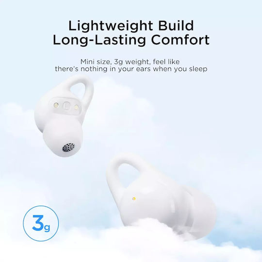 Joyroom JR-TS2 Sleep In-ear Bluetooth Handsfree Earphones with Charging Case White view 5