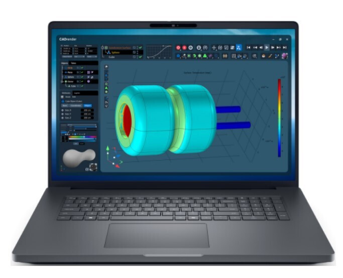 Dell Pro Max 18 Plus MB18250 18" IPS QHD+ 120Hz (Ultra 7-265HX/32GB/512GB SSD/RTX PRO 1000 Blackwell/Linux) (US Keyboard) view 1