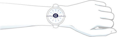 3Guys 3GW4644 45mm Smartwatch with Heart Rate Monitor (Rose Gold) view 2