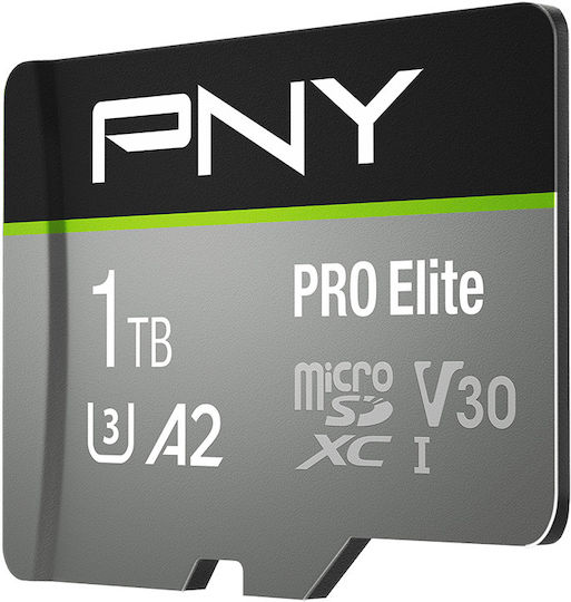 PNY Pro Elite SDXC 1TB Class 10 U3 V30 A2 UHS-I view 2