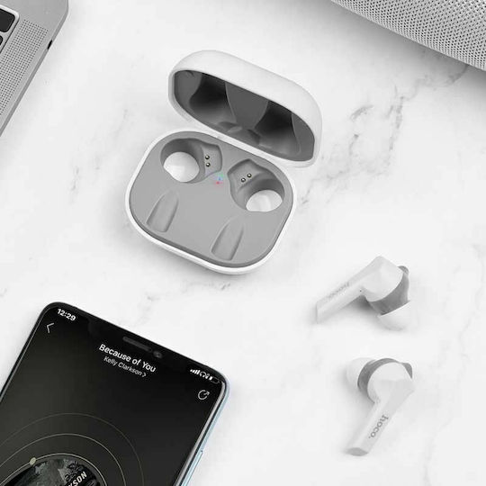 Hoco EW06 In-ear Bluetooth Handsfree Earphones with Charging Case White view 9