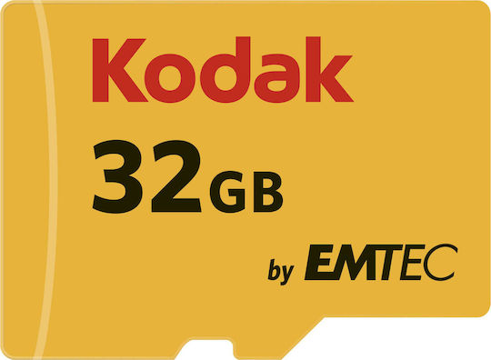 Kodak microSDHC 32GB U1 V10 A1 UHS-I 95MB/s with Adapter