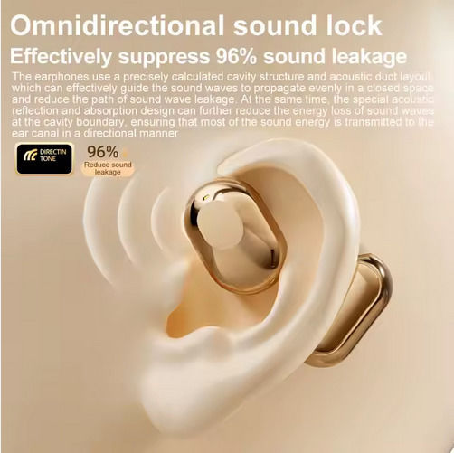 XS18 Open Ear Bluetooth Handsfree Earphone with Charging Case Black view 6