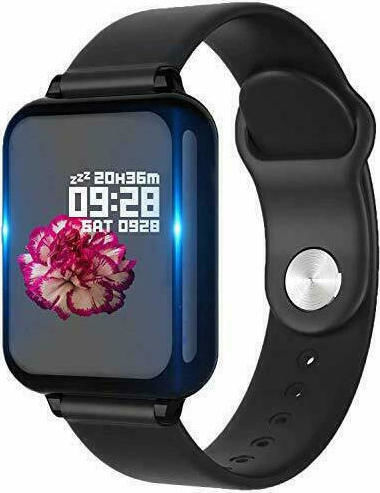 FK69 Smartwatch with Heart Rate Monitor (Black)