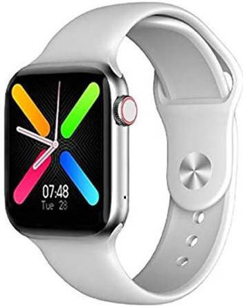T55 Pro Max Aluminium 44mm Smartwatch with Heart Rate Monitor (White)