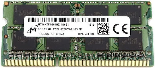 Micron DDR3L with Module 1x8GB for Laptop MT16KTF1G64HZ-1G6N1