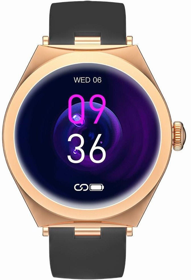 Smartwatch Gravity Rose Gold Black Gt25-3