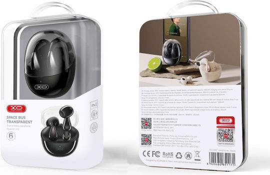 XO X32 Space Bus Earbud Bluetooth Handsfree Earphones with Charging Case Black view 4