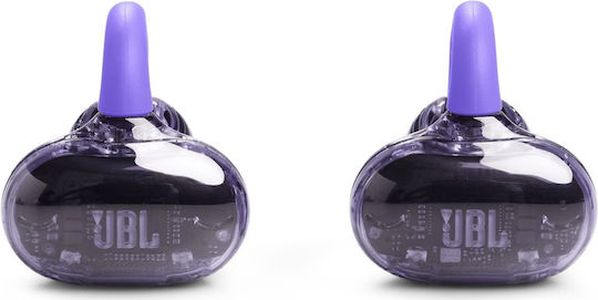 JBL Soundgear Clips Open Ear Bluetooth Handsfree Headphones with Sweat Resistance and Charging Case Purple view 3
