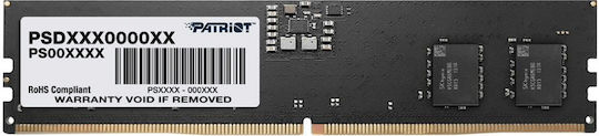 Patriot Signature Line 8GB DDR5 RAM with 4800 Speed for Desktop (PSD58G480041)
